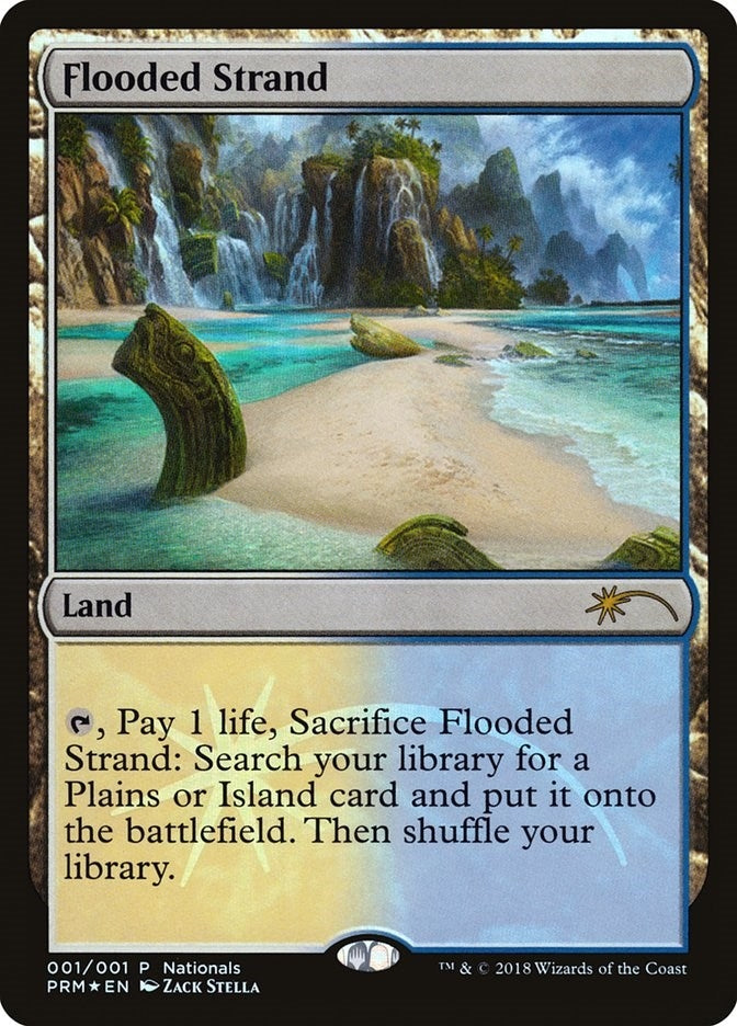 Flooded Strand (1) (Foil) [Unique and Miscellaneous Promos]