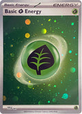 Basic Grass Energy (Cosmos Holo) (001) (Holofoil) [SVE: Scarlet & Violet Energies]