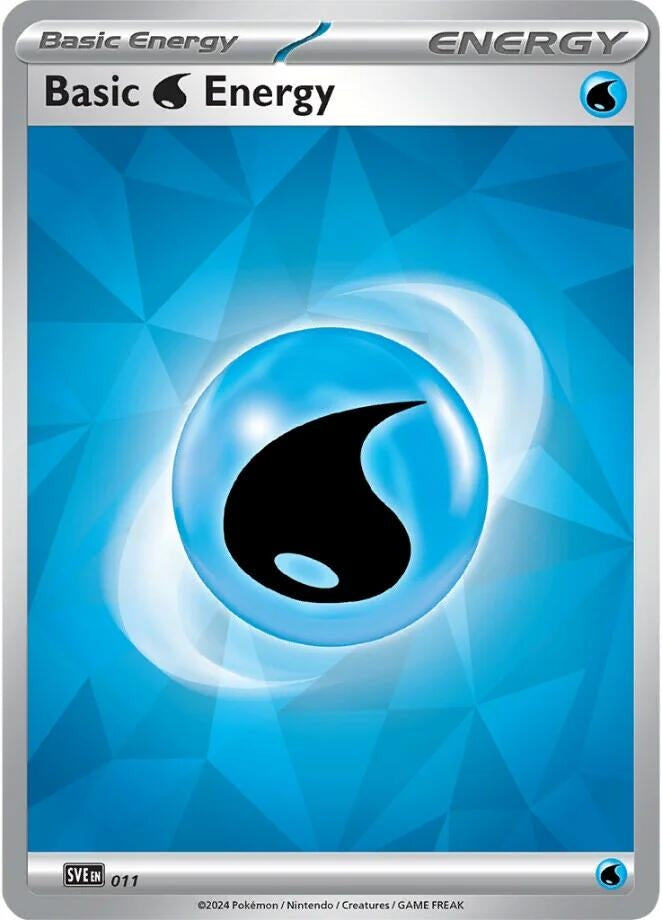 Basic Water Energy - 011 (011) (Holofoil) [SVE: Scarlet & Violet Energies]