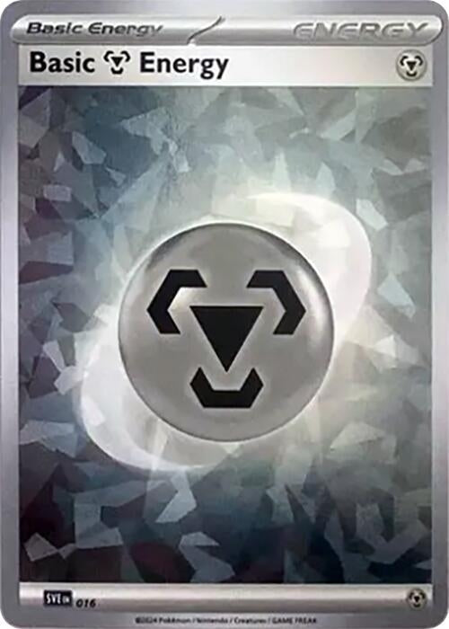 Basic Metal Energy (Cracked Ice Holo) (016) (Holofoil) [SVE: Scarlet & Violet Energies]