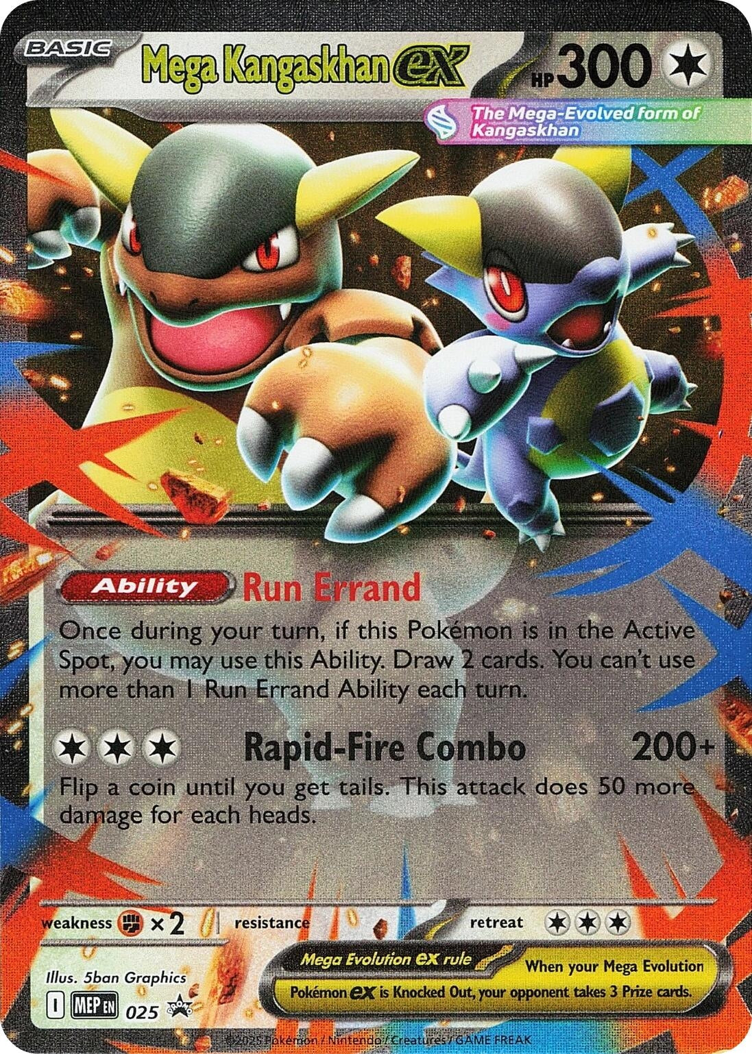 Mega Kangaskhan ex - 025 (025) (Holofoil) [ME: Mega Evolution Promo]