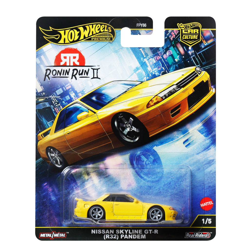 Hot Wheels Premium Car Culture Ronin Run II Nissan Skyline GT-R R32 Pandem