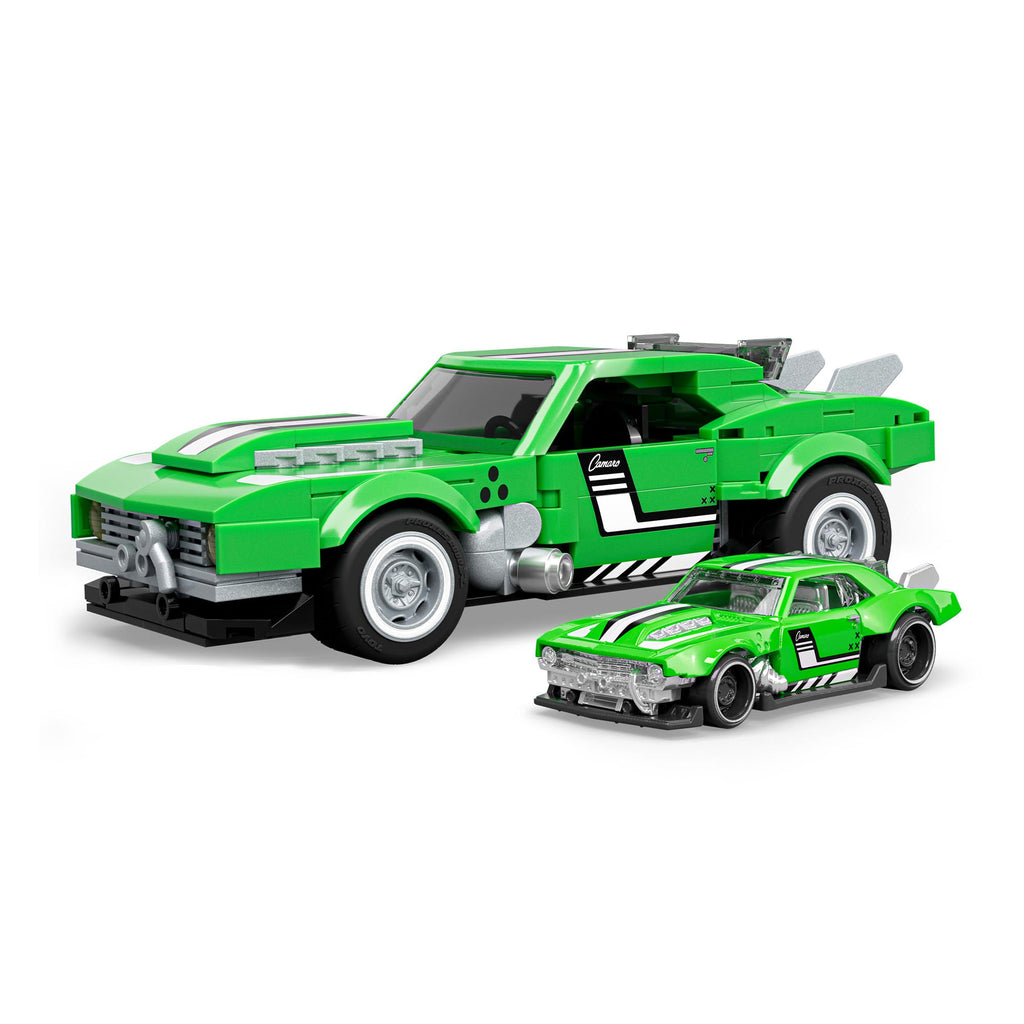 Mattel Brick Shop Hot Wheels Custom '68 Camaro Building Set