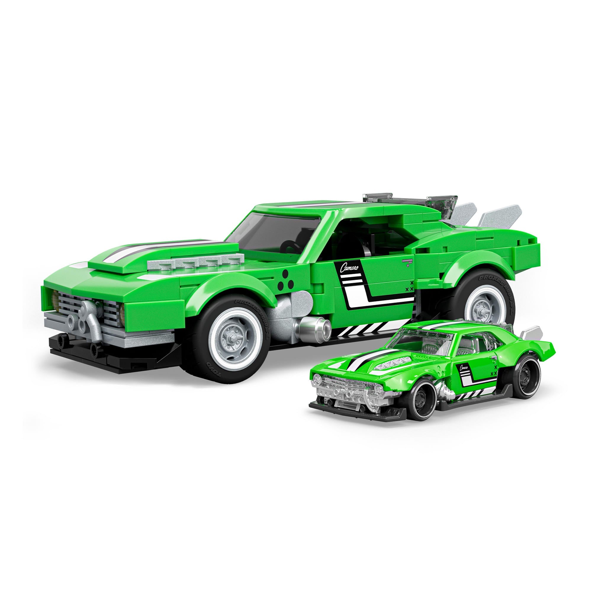 Mattel Brick Shop Hot Wheels Custom '68 Camaro Building Set