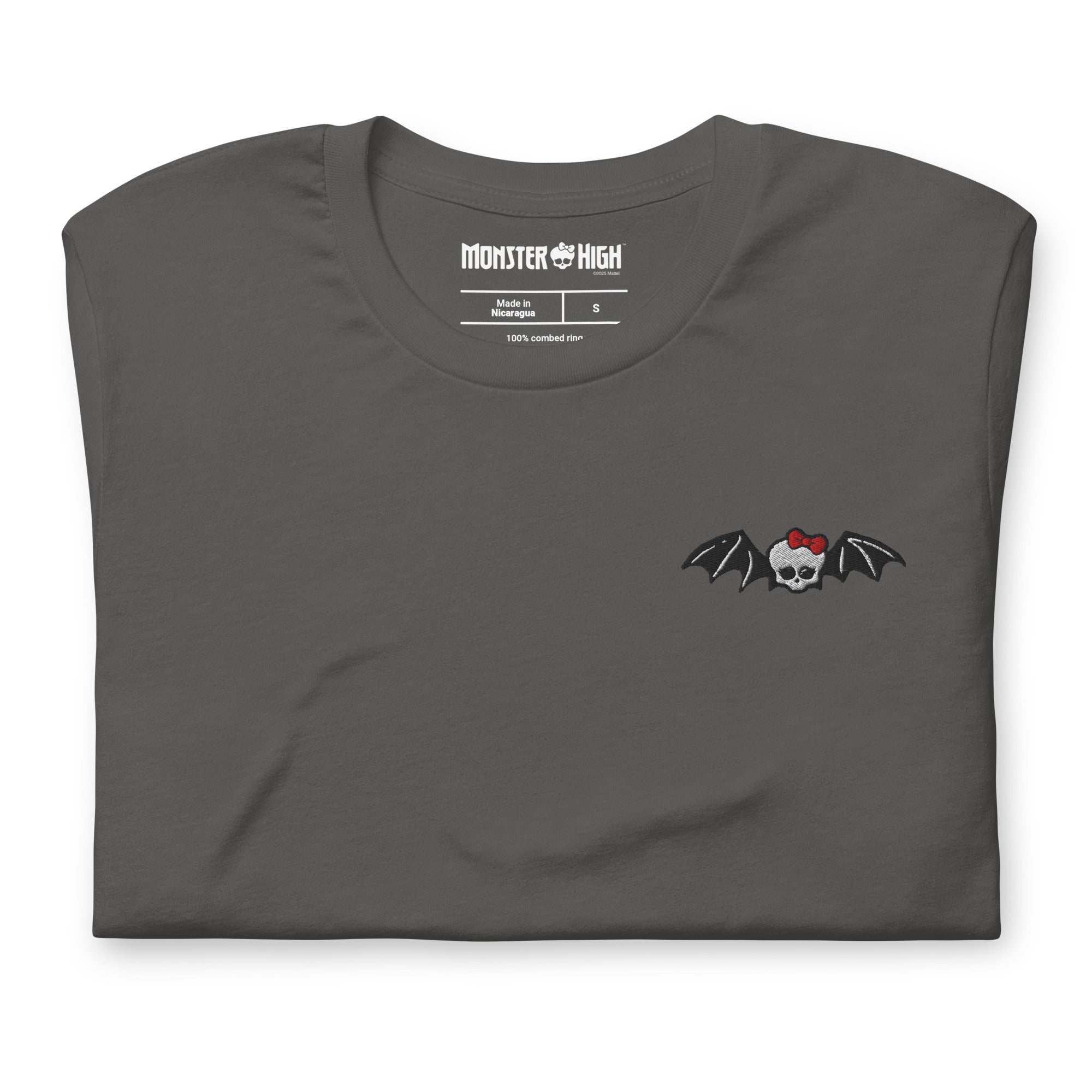 Monster High Tis the Season Embroidered Gray T-Shirt