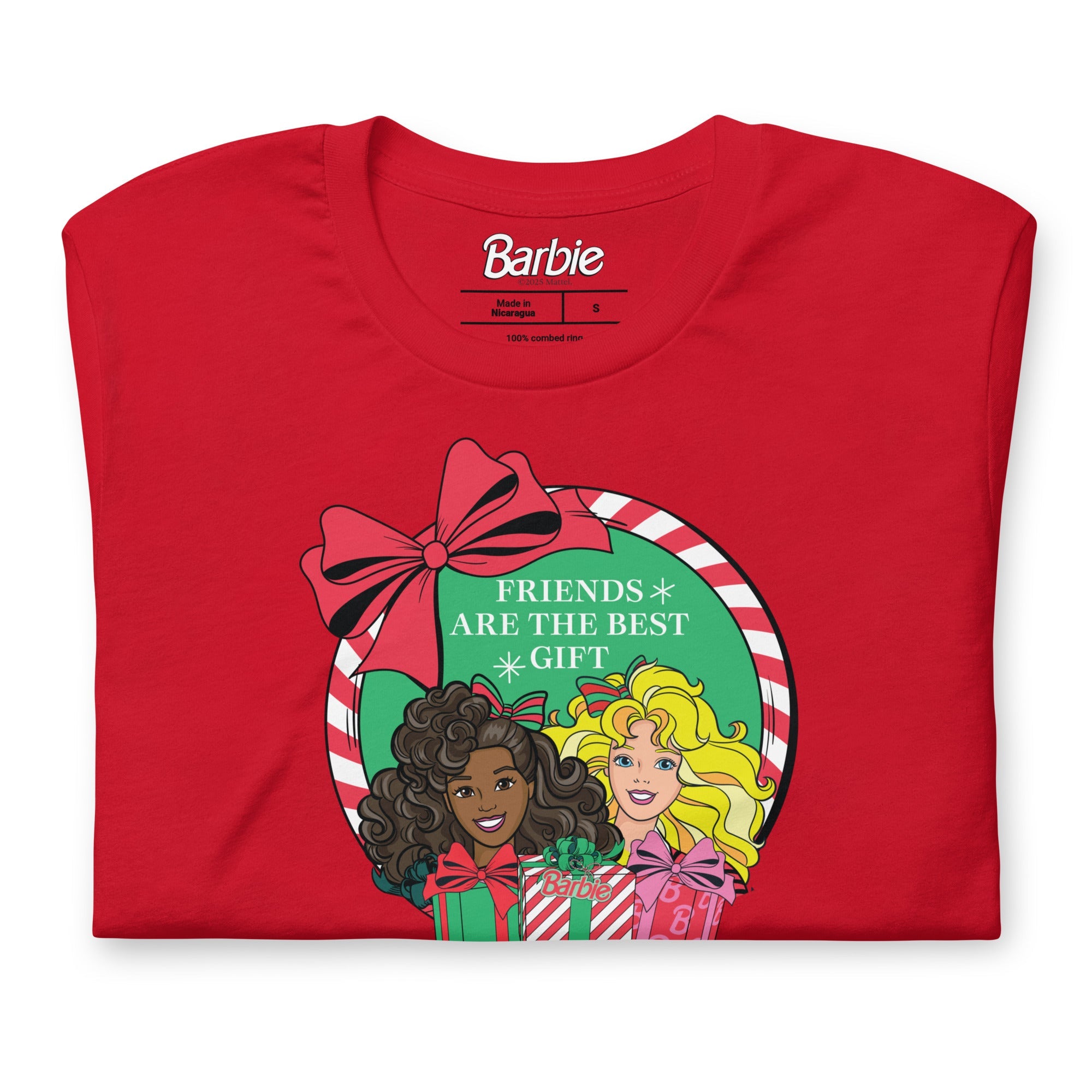Barbie Friends are the Best Gift Red T-shirt