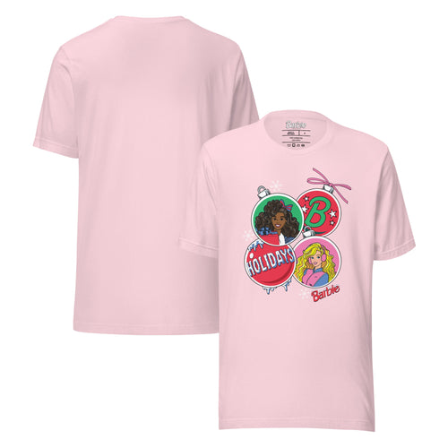 Barbie Holiday Ornaments Pink T-shirt