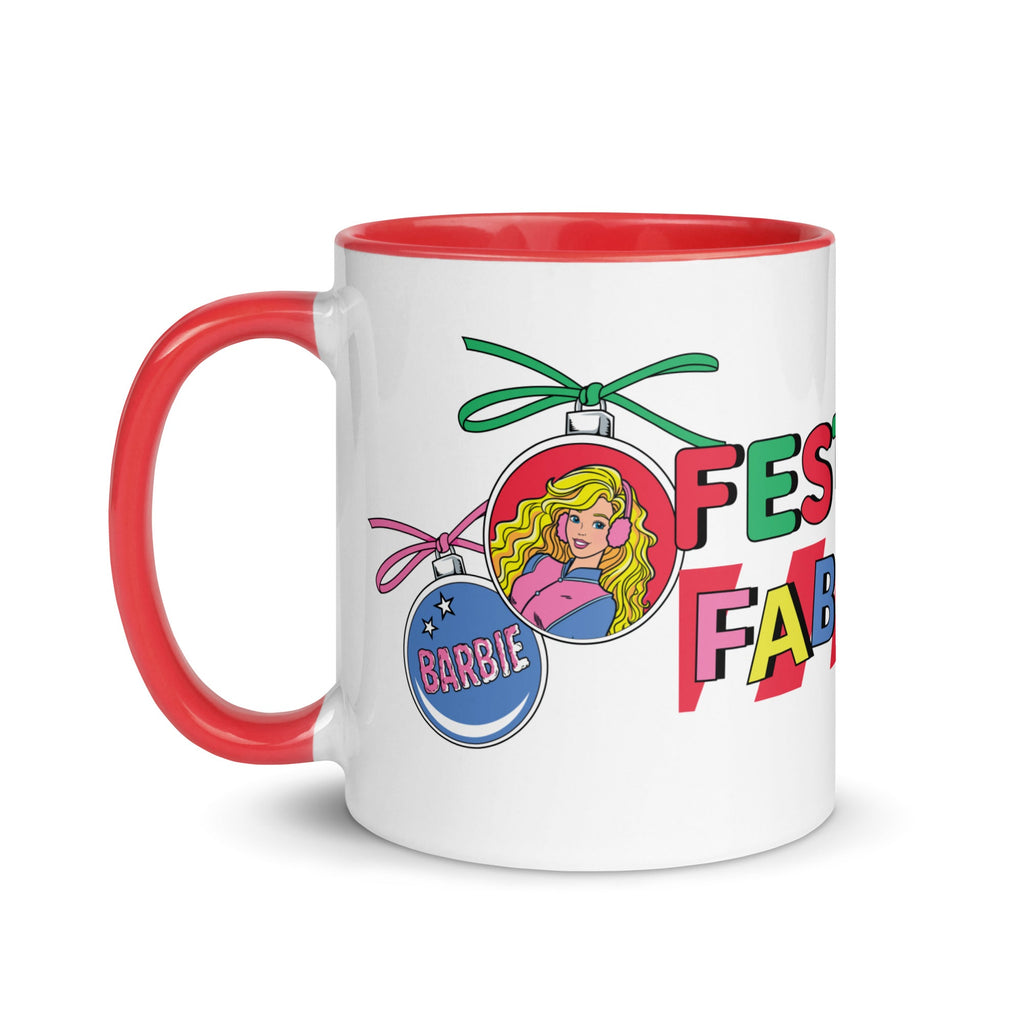 Barbie Festive and Fabulous White Mug