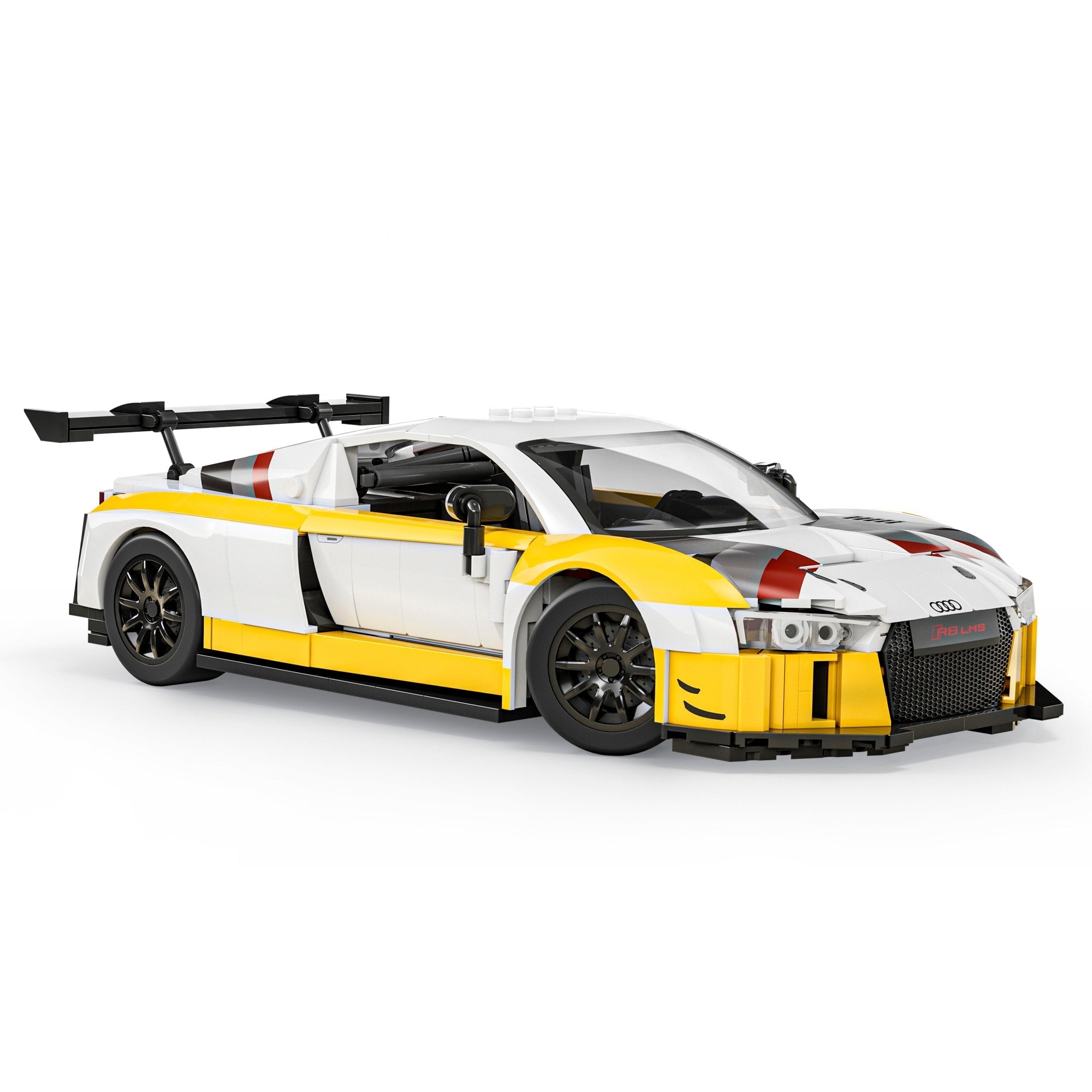 Mattel Brick Shop Hot Wheels '15 Audi R8 LMS Building Set